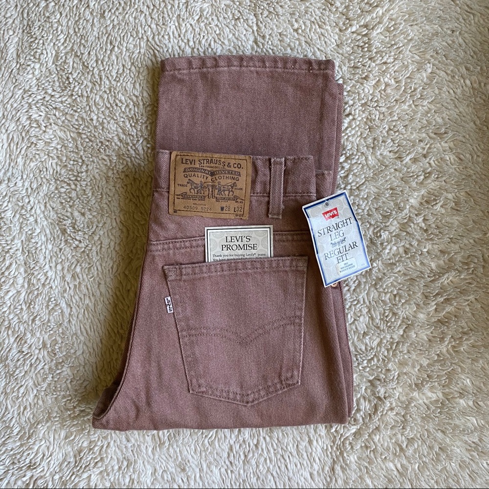☆ Deadstock Vintage Rare Dusty Rose Pink Levi’s ☆
